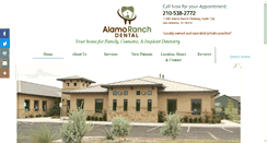 Desktop Screenshot of alamoranchdental.com