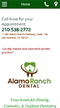 Mobile Screenshot of alamoranchdental.com